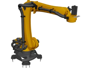 Kuka KR180R3200PA Robot 3D Model preview