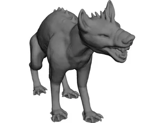 Chupacabra 3D Model preview