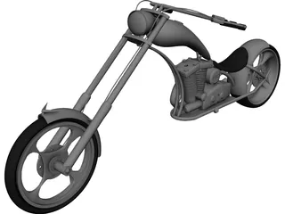 Chopper 3D Model preview