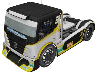 Mercedes-Benz ABF Mannheim-Baden 3D Model preview