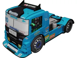 Scania G470 Muffatao Racing 3D Model preview