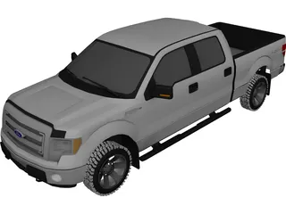 Ford F-150 (2014) 3D Model preview