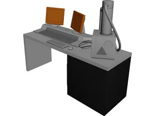 Scanning Electron Microscope 3D Model preview
