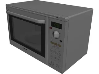 Samsung Microwave Oven 3D Model preview
