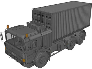 Raba H25 Container 3D Model preview