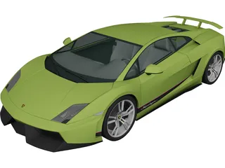 Lamborghini Gallardo LP570-4 Superleggera (2011) 3D Model preview