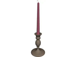 Candle 3D Model preview