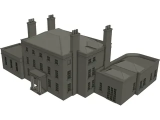 Manor House 3D Model preview
