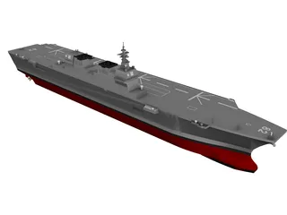 Hyuga-class Helicopter Destroyer 3D Model preview