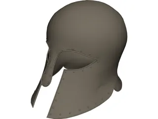 Greek Helmet 3D Model preview