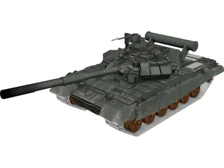 T-90 3D Model preview