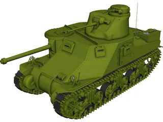 M3 Lee 3D Model preview