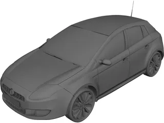 Fiat Bravo (2011) 3D Model preview
