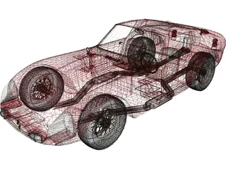 Ferrari 250 GTO (1962) 3D Model preview