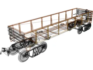 Steel Gondola (1942) 3D Model preview