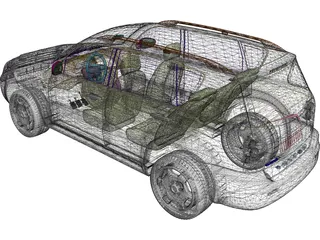 SsangYong Rexton 3D Model preview