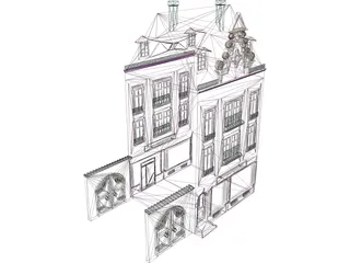 Town House 3D Model preview