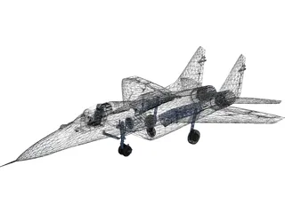 MiG-29A 3D Model preview