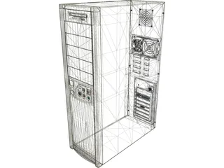 Case Tower 3D Model preview