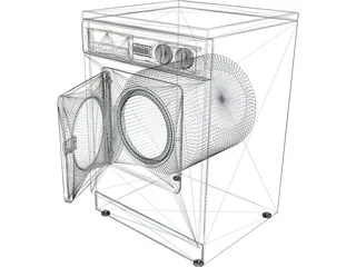 Fagor Wash Machine 3D Model preview