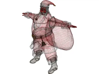 Santa Claus 3D Model preview
