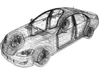 Mercedes-Benz S-Class (2006) 3D Model preview