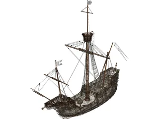 Santa Maria 3D Model preview