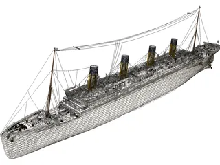 Titanic R.M.S 3D Model preview