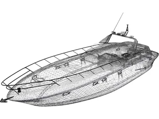 Sarnico 58 Yacht 3D Model preview