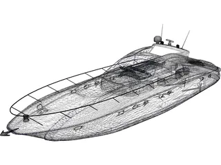 Sarnico 65 Yacht 3D Model preview