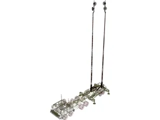 Patriot Antenna 3D Model preview
