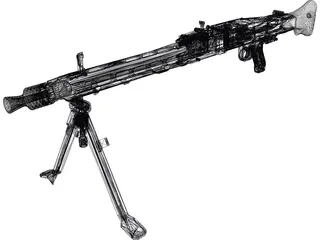 MG 42 3D Model preview