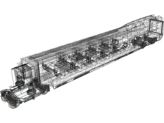 Ave Wagon Club 3D Model preview