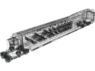 Ave Wagon Turist 3D Model preview