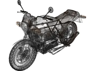 BMW K100 3D Model preview