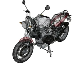 BMW R-1100-R 3D Model preview