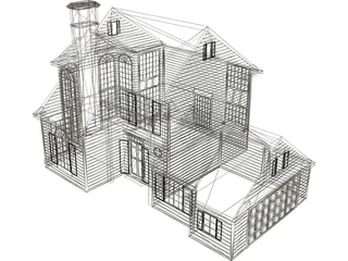 House Modern 3D Model preview