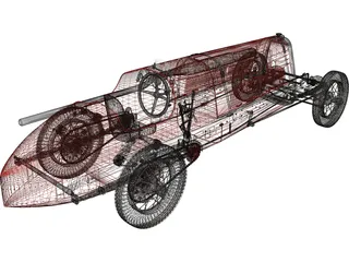 Fiat Mefistofele (1923) 3D Model preview