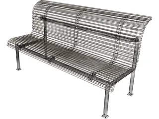 Bench 3D Model preview