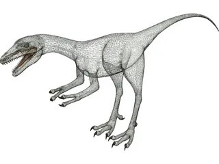 Compsognathus 3D Model preview