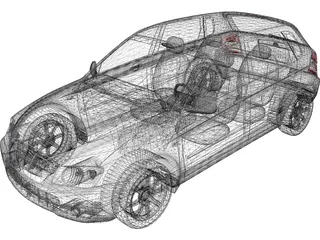 Kia Cerato 3D Model preview