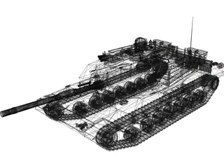 M1A2 Abrams 3D Model preview