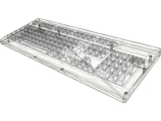Keyboard 3D Model preview