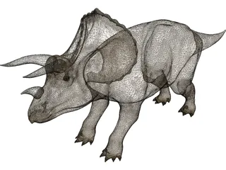 Triceratops 3D Model preview