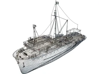 Tuna Clipper 3D Model preview