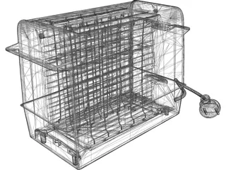 Toaster Automatic 3D Model preview