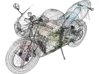Honda CBR 959RR 3D Model preview