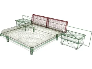 Bed 3D Model preview