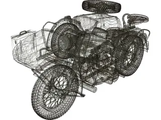 BMW R75 3D Model preview