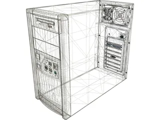 Case Mini Tower 3D Model preview